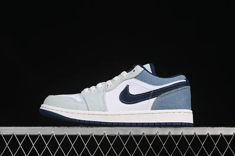 All categories Air Jordan Jordan series basketball shoes Air Jordan 1 Low G version pure original Air Jordan 1 Low "Canadian Tuxedo" AJ1 Joe 1 cowboy trend low-top basketball shoes IH0648-141